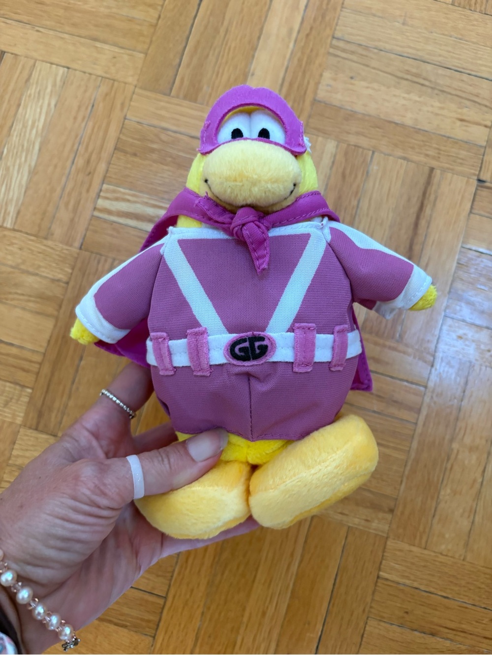 Club Penguin Series 2 Gamma Gal Plush Toy Jakks Pacific 2008